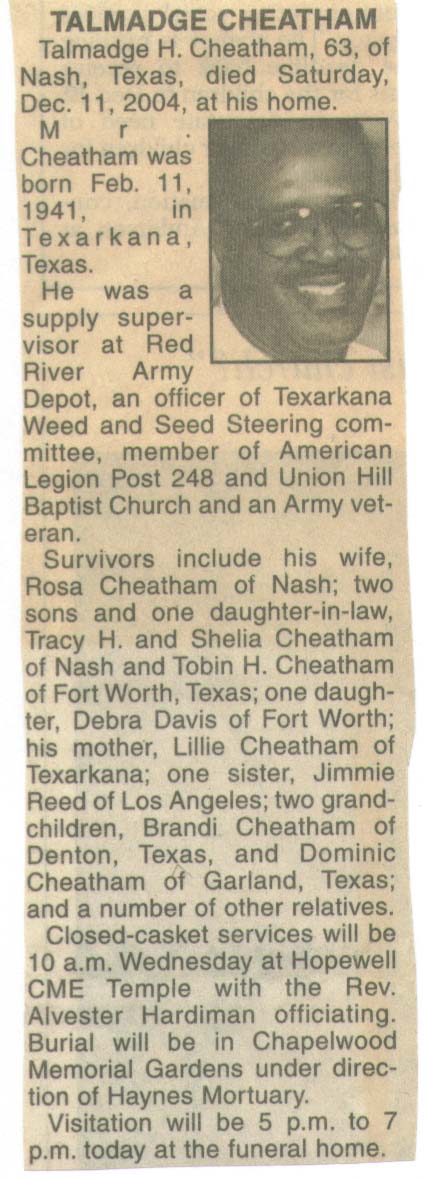 Talmadge Cheatham